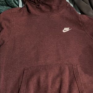 Nike Burgundy Pullover Hoodie